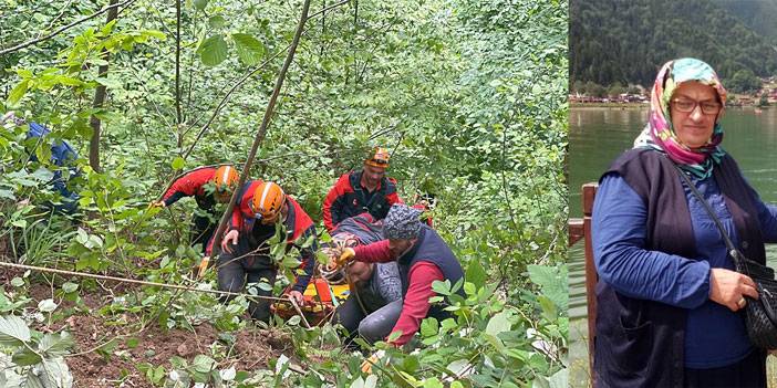 Rize'de otomobil uçuruma yuvarlandı; 1 ölü 4 yaralı