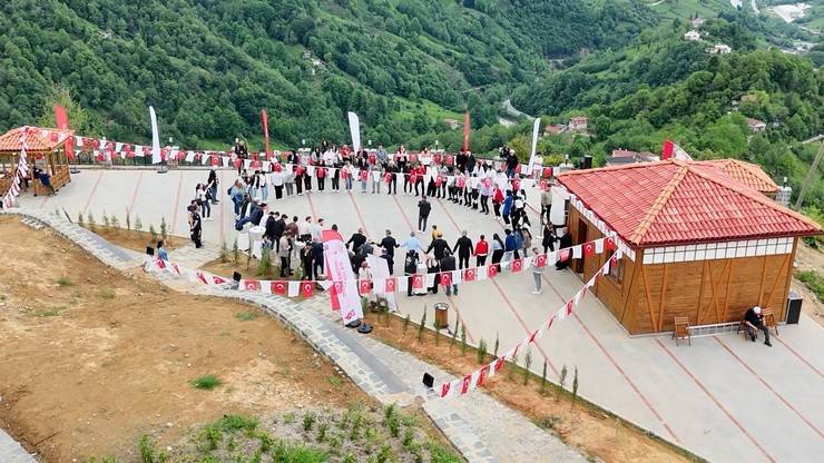 Rize'de Tarihi Kalede 19 Mayıs etkinliği 19