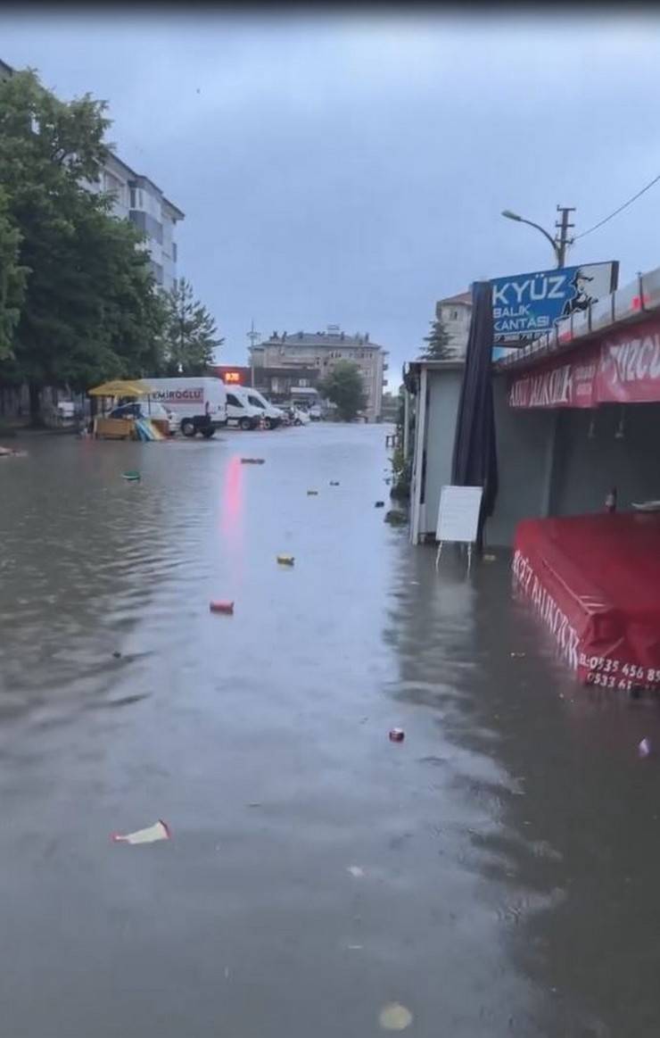 Artvin'de şiddetli yağış etkili oldu 6