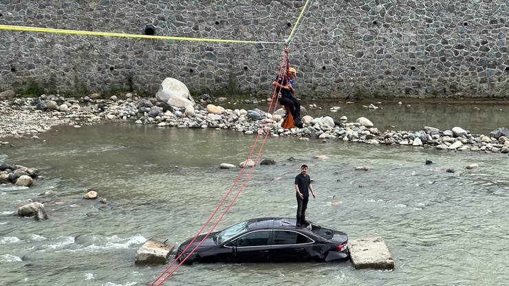 Rize'de 250 personelin katılımıyla sel ve heyelan tatbikatları gerçekleştirildi 12