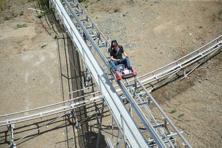 Ordu'da turistler dağ kızağı heyecanı yaşıyor 11