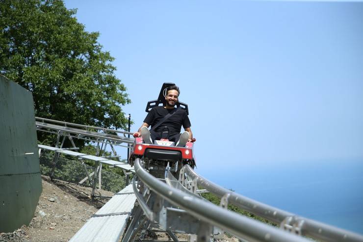 Ordu'da turistler dağ kızağı heyecanı yaşıyor 5