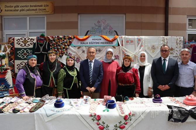 Rize’de Halk Eğitim Merkezlerinin Yıl Sonu Sergisinin Açılışı Gerçekleştirildi 55
