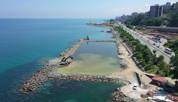 Rize'ye 700 Metrelik Halk Plajı Yapılıyor 2