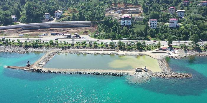 Rize'ye 700 Metrelik Halk Plajı Yapılıyor