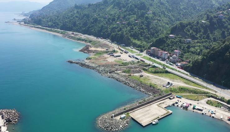 Rize'de Deniz Dolgusu Üzerinde 300 Dönümlük Yeni Bİr Alan Oluşturuluyor 3