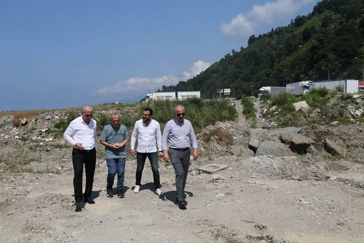 Rize'de Deniz Dolgusu Üzerinde 300 Dönümlük Yeni Bİr Alan Oluşturuluyor 4