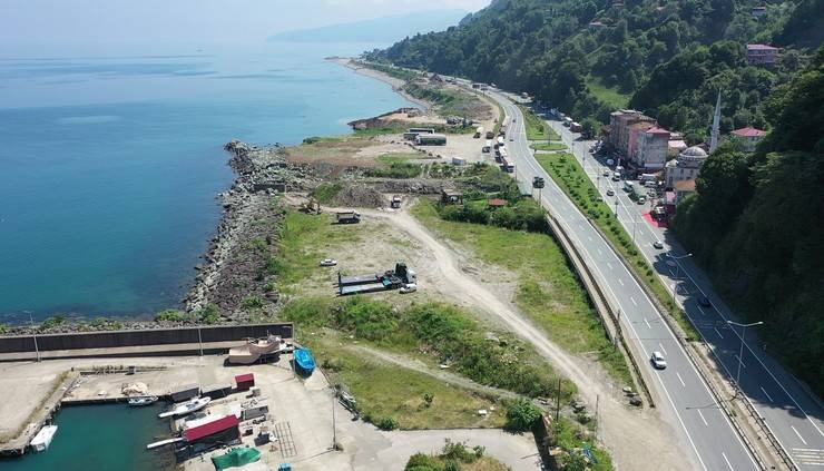 Rize'de Deniz Dolgusu Üzerinde 300 Dönümlük Yeni Bİr Alan Oluşturuluyor 6