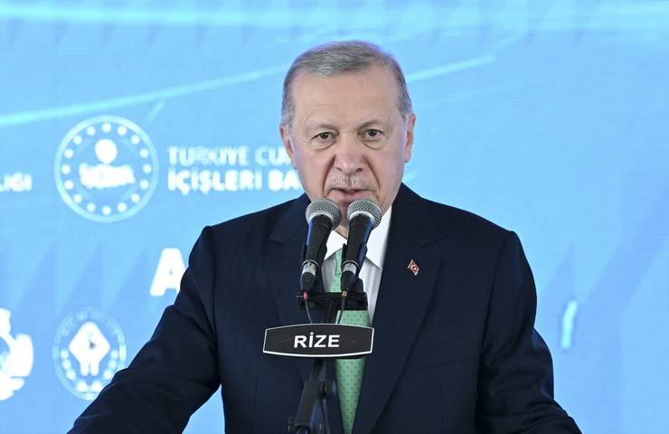 Cumhurbaşkanı Erdoğan, Rize'de Toplu Açılış Töreni"nde 13