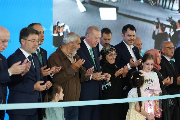 Cumhurbaşkanı Erdoğan, Rize'de Toplu Açılış Töreni"nde 29