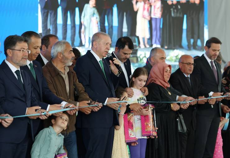 Cumhurbaşkanı Erdoğan, Rize'de Toplu Açılış Töreni"nde 30