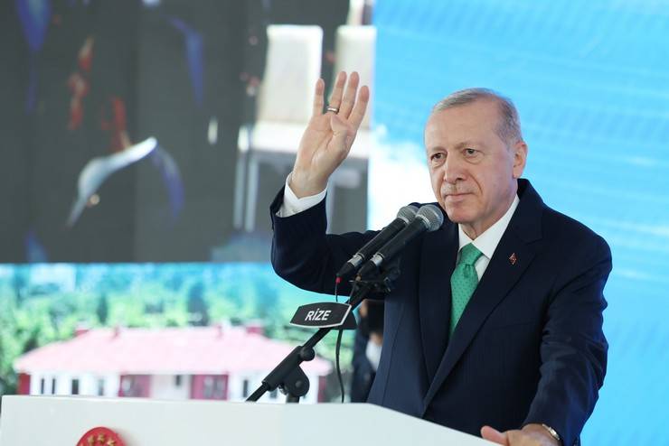 Cumhurbaşkanı Erdoğan, Rize'de Toplu Açılış Töreni"nde 6