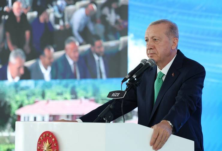 Cumhurbaşkanı Erdoğan, Rize'de Toplu Açılış Töreni"nde 7