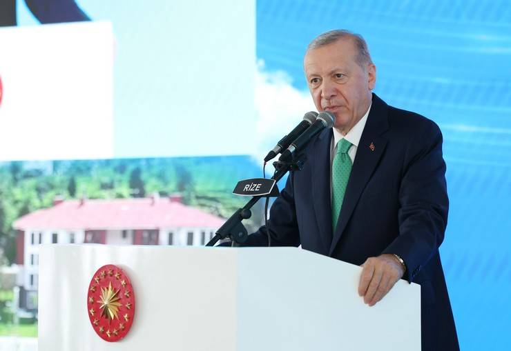 Cumhurbaşkanı Erdoğan, Rize'de Toplu Açılış Töreni"nde 9