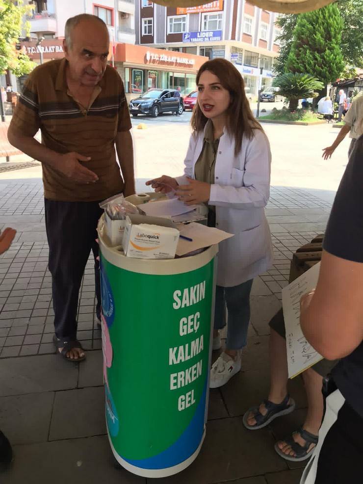 Rize'de "Farkında Ol Taraması Yap, Kanseri Engelle!" etkinlikleri düzenlendi 18