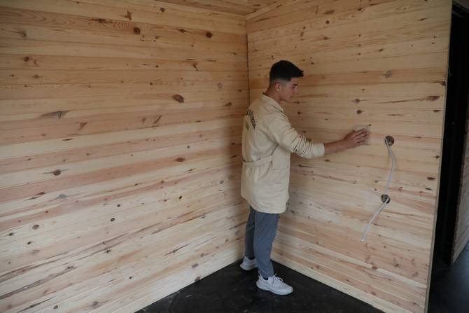 Rize'de meslek lisesi öğrencilerinden taşınabilir ev üretimi 10