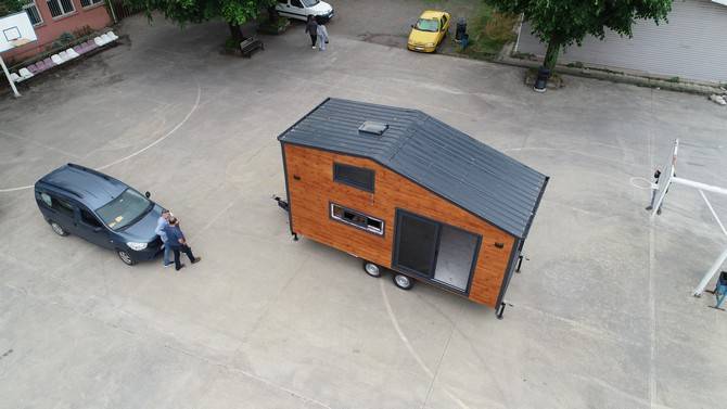 Rize'de meslek lisesi öğrencilerinden taşınabilir ev üretimi 3