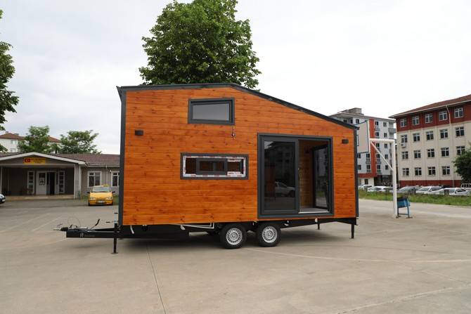 Rize'de meslek lisesi öğrencilerinden taşınabilir ev üretimi 6