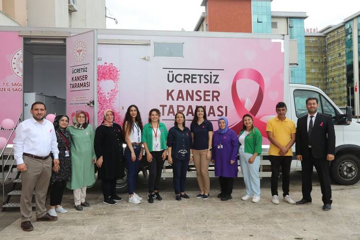 Rize'de valilik personeline “Ücretsiz Kanser Taraması” yapıldı 14