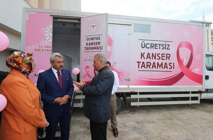 Rize'de valilik personeline “Ücretsiz Kanser Taraması” yapıldı 6