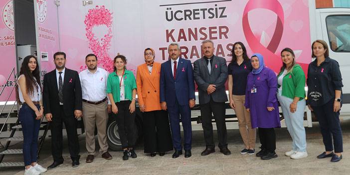 Rize'de valilik personeline “Ücretsiz Kanser Taraması” yapıldı