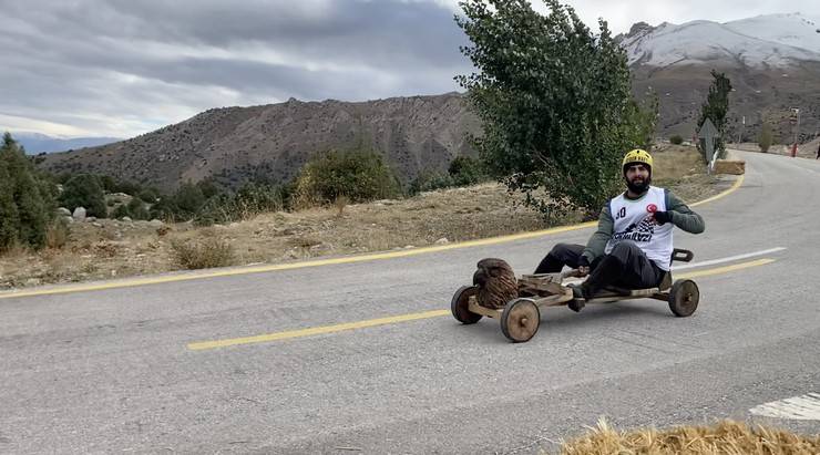 Erzincan’da Formulaz tahta araba yarışları düzenlendi 2