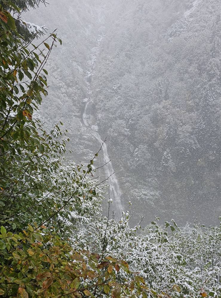 Rize'nin yüksek kesimlerinde kar etkili oldu 7