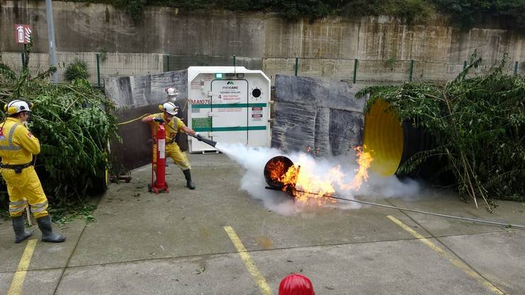 Rize'de maden sahasında yangın söndürme ve arama kurtarma tatbikatı gerçekleştirildi 17
