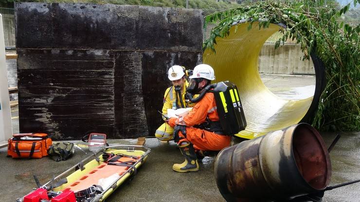 Rize'de maden sahasında yangın söndürme ve arama kurtarma tatbikatı gerçekleştirildi 20