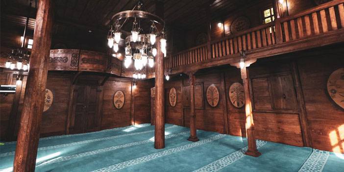 Rize’de 220 yıllık Tarihi Cami restorasyon çalışmalarının ardından yeniden ibadete açıldı