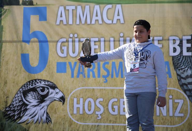 Rize'de atmaca güzellik ve beceri yarışması düzenlendi 16