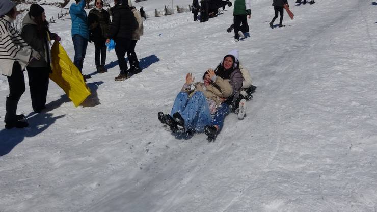 Ayder’de, kar festivali kayakla başladı 1
