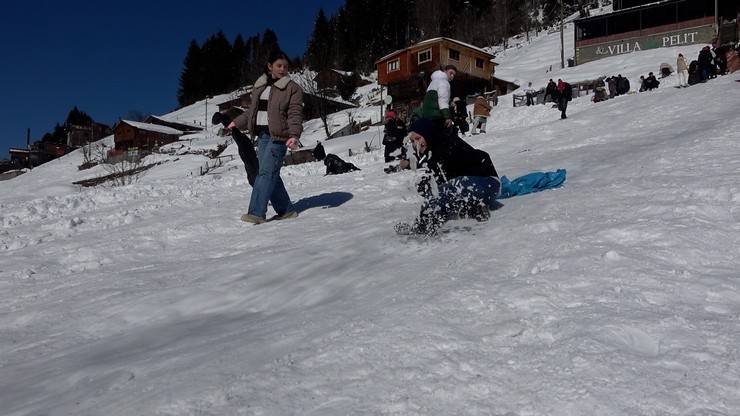 Ayder’de, kar festivali kayakla başladı 2