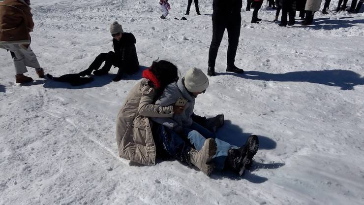 Ayder’de, kar festivali kayakla başladı 4