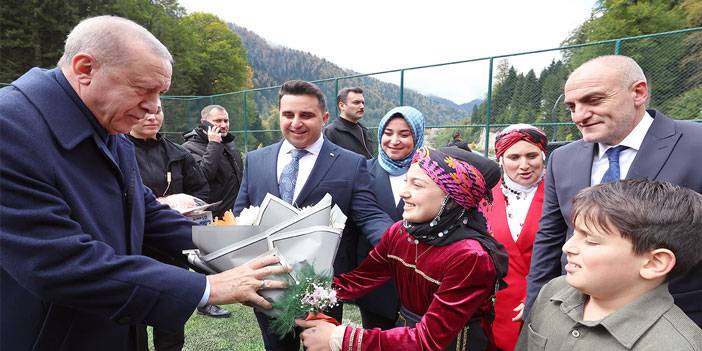 Cumhurbaşkanı Erdoğan Ayder Yaylası'nda