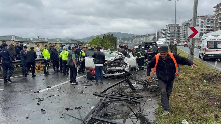 Rize’de feci kaza: 1 ölü, 7 yaralı 7