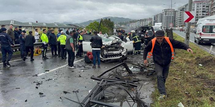 Rize’de feci kaza: 1 ölü, 7 yaralı
