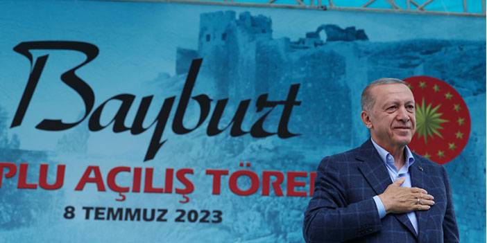 Cumhurbaşkanı Erdoğan, Bayburt'ta