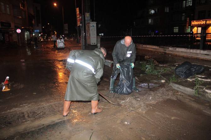 Ordu'da sel: Cadde ve sokaklar göle döndü 14
