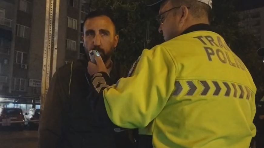 1.93 Promil Alkollü Çıkan Sürücü, Polislere Zor Anlar Yaşattı