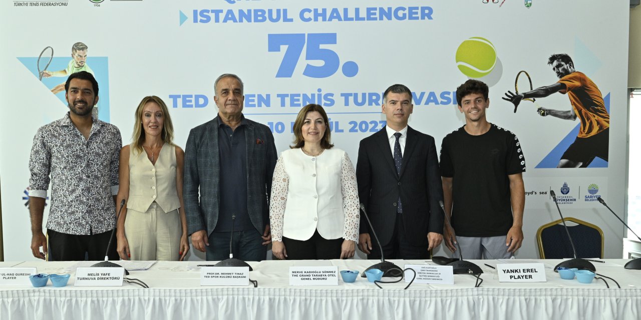 75. İstanbul Challenger - Ted Open Uluslararası Tenis Turnuvası Başladı
