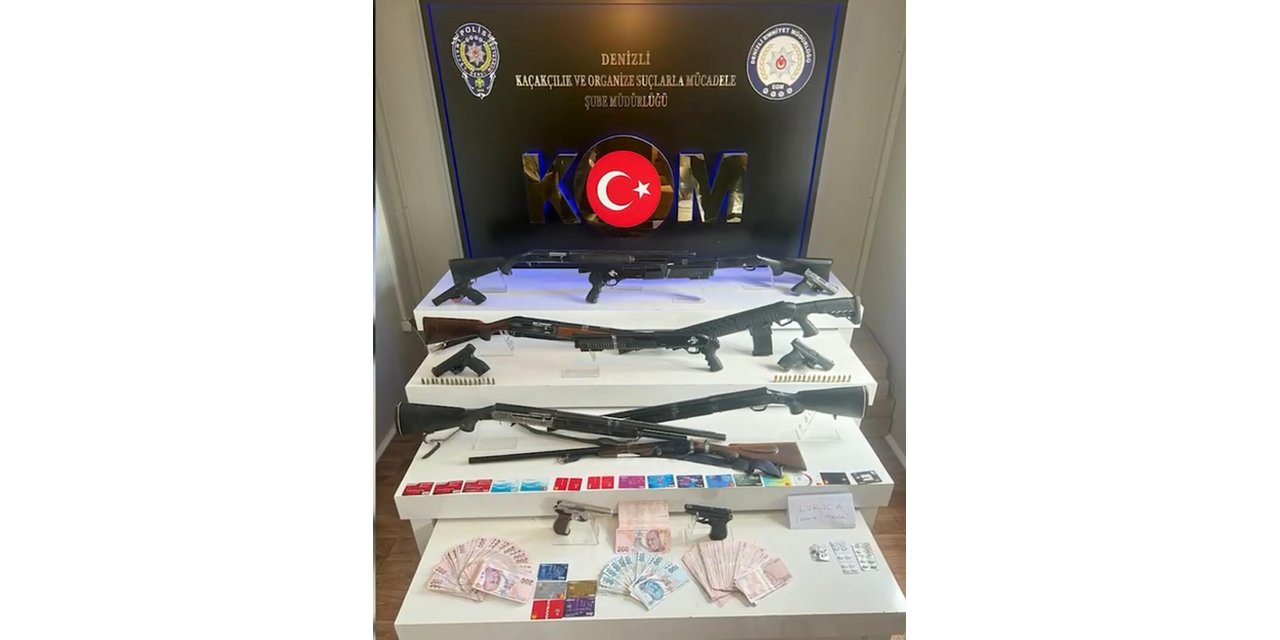 Denizli'de iki suç örgütüne düzenlenen iki ayrı operasyonda 59 kişi tutuklandı