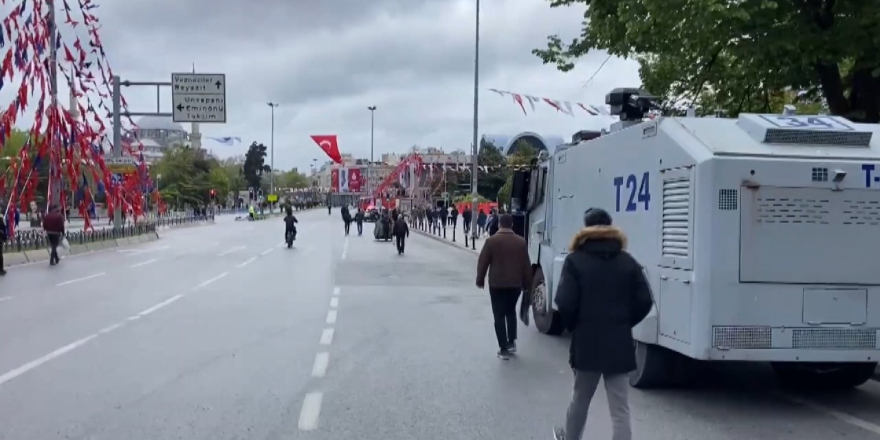 Saraçhane'de 1 Mayıs tedbirleri