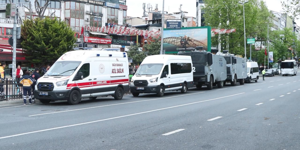 Beşiktaş’ta bazı yollar trafiğe kapatıldı
