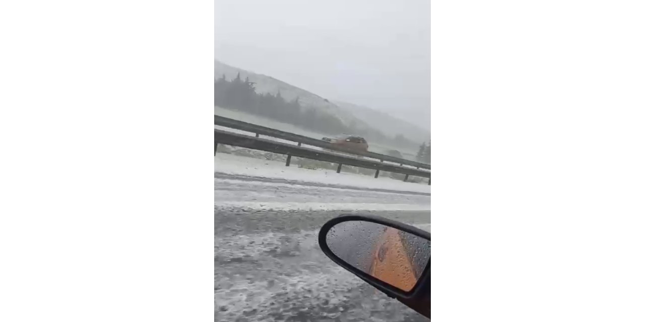 Ankara'da Dolu Etkili Oldu