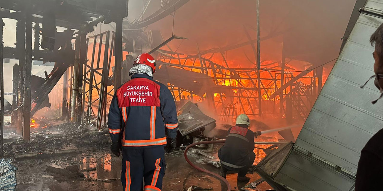 Fındık fabrikasındaki yangın, 2,5 saatte kontrol altına alındı