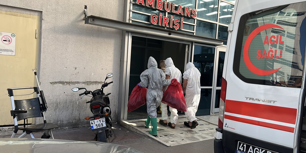 Kocaeli'de kimyasal madde tankını temizlerken fenalaşan 4 işçi, tedaviye alındı