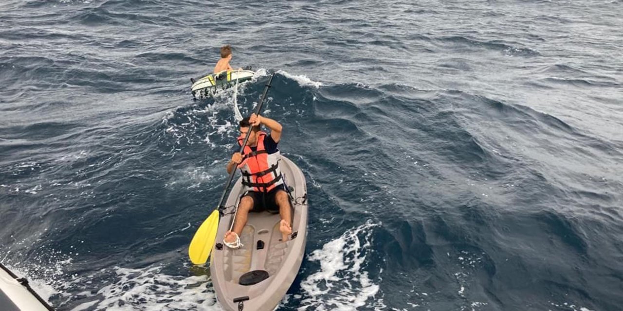 Saros Körfezi'nde Sürüklenen 2 Çocuk Ve Yardıma Giden Cankurtaranı Sahil Güvenlik Kurtardı