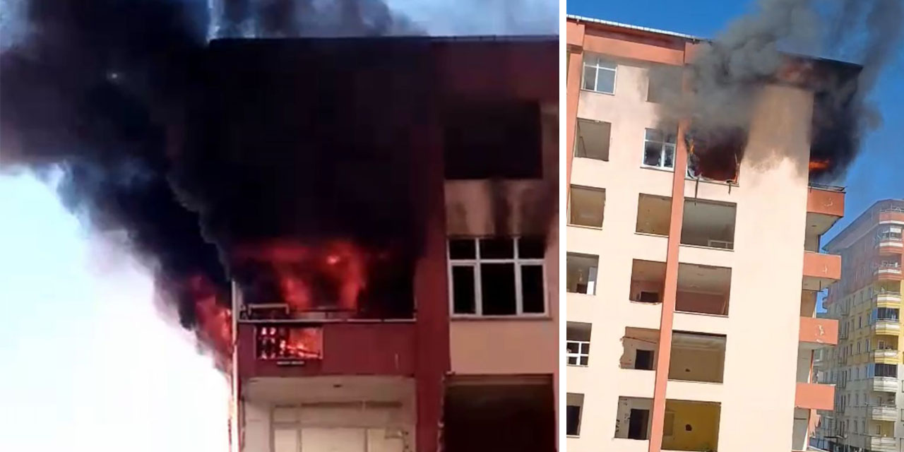 Tahliye Edilen Binada Yangın Paniği: Rize'de Birlik Apartmanı Alevlere Teslim Oldu