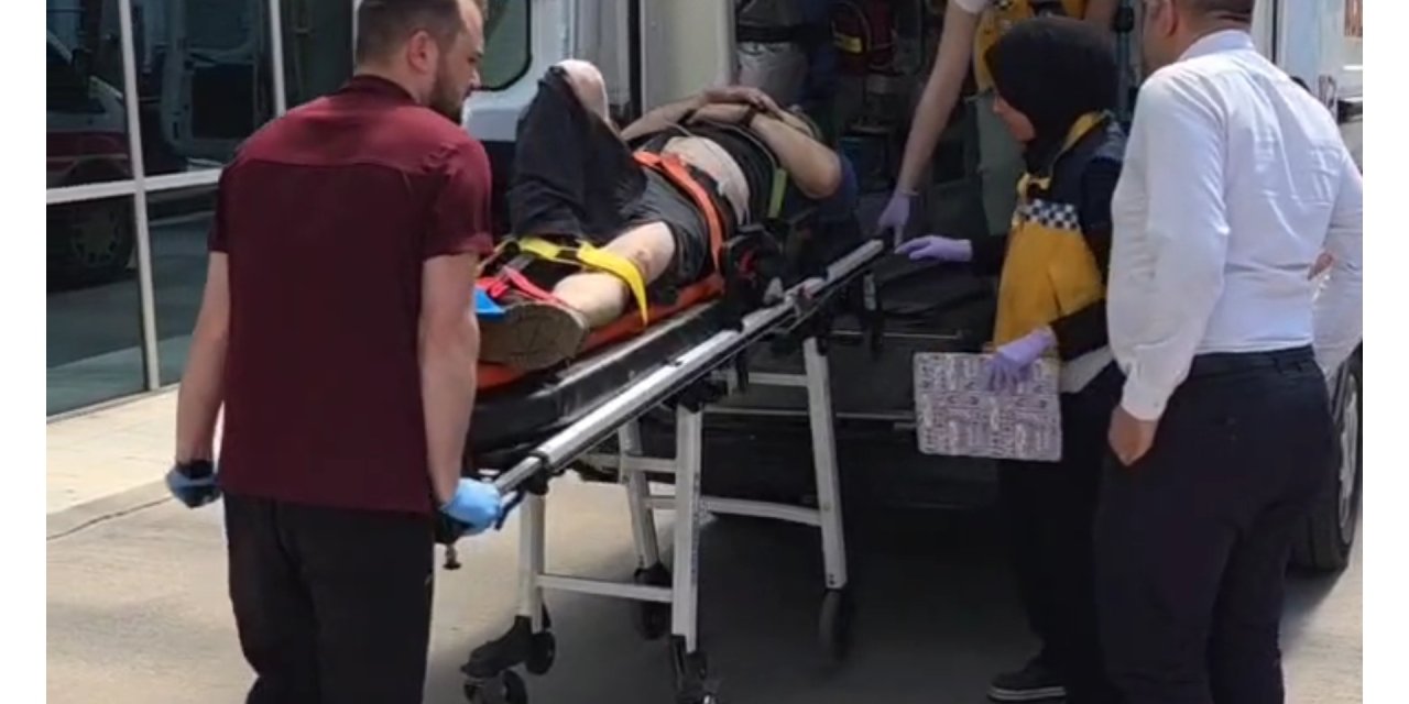 İş makinesinden düşen 3 işçi yaralandı